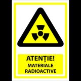 semn pentru materiale radioactive